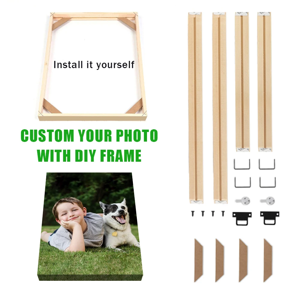 Photography Poster - Pintura en lienzo personalizada para familia,