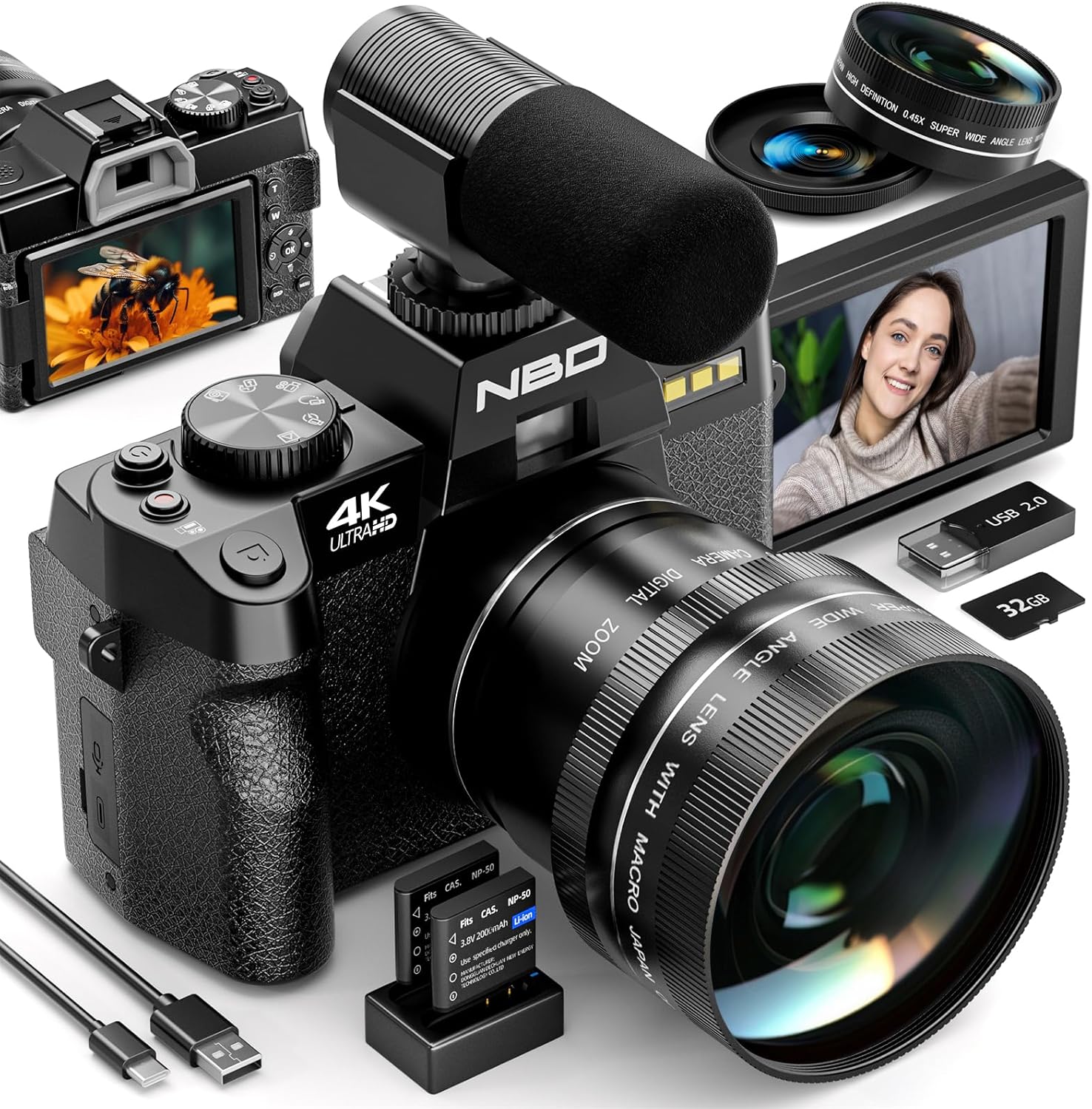 Photography Nature Images - Cámaras digitales NBD 4K para fotografía,
