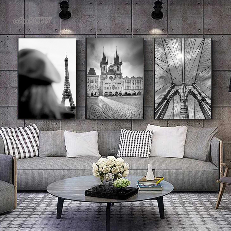 1 pieza de póster artístico si - Photography Black And White reseña y precio