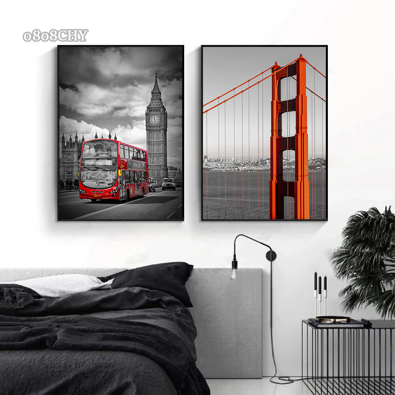 1 pieza de póster artístico si - Photography Black And White reseña y precio
