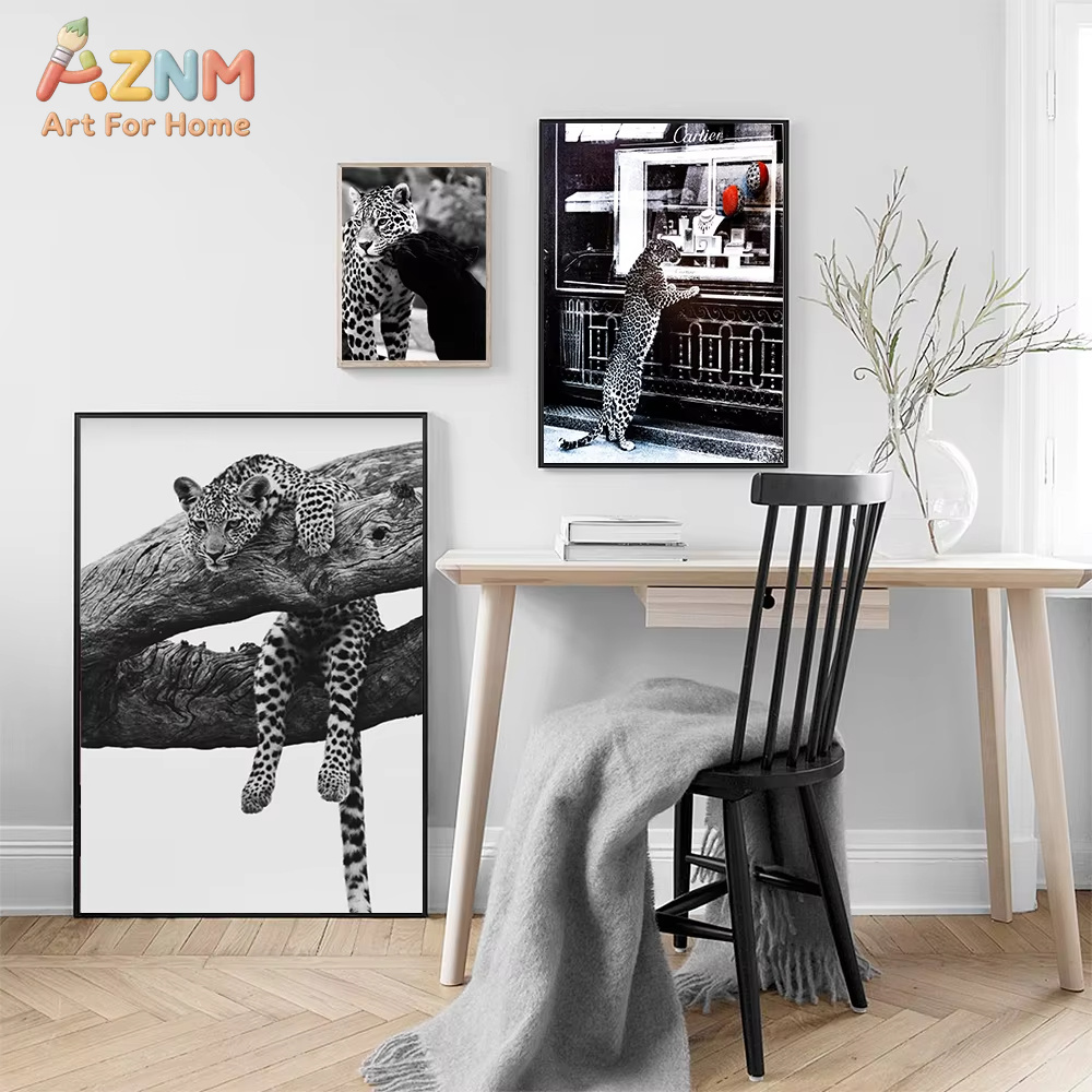 AZNM Joyería - Póster de leopa - Photography Black And White reseña y precio