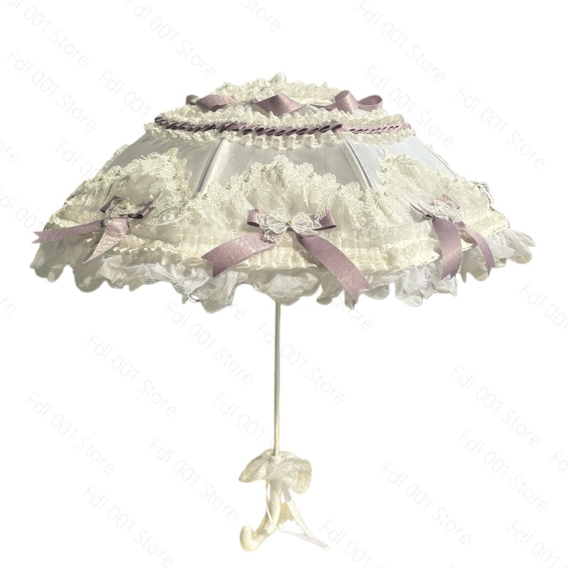 Sombrilla de Encaje Morado y B - Photography Umbrella reseña y precio