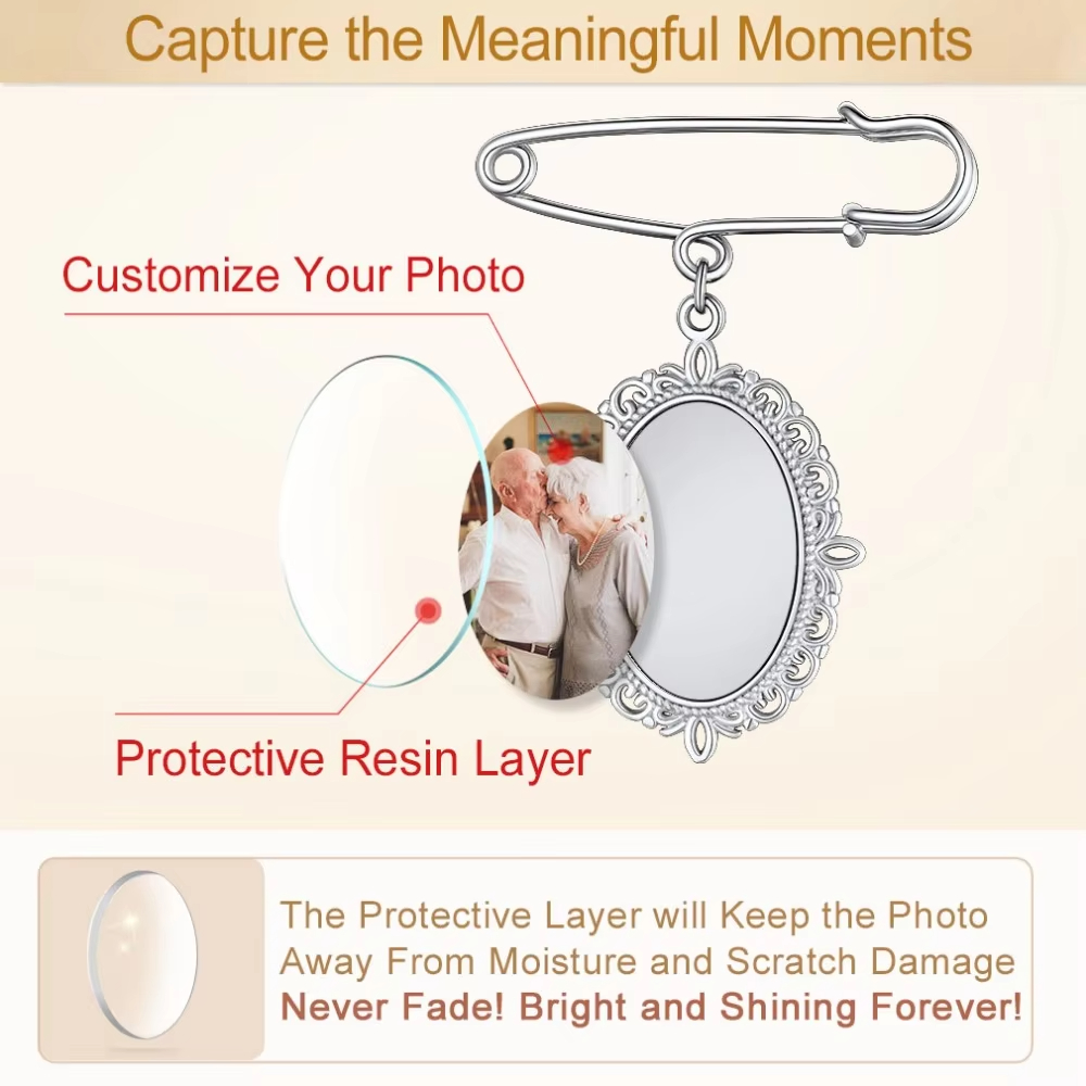 Broches de fotos personalizado - Photographic Memory reseña y precio