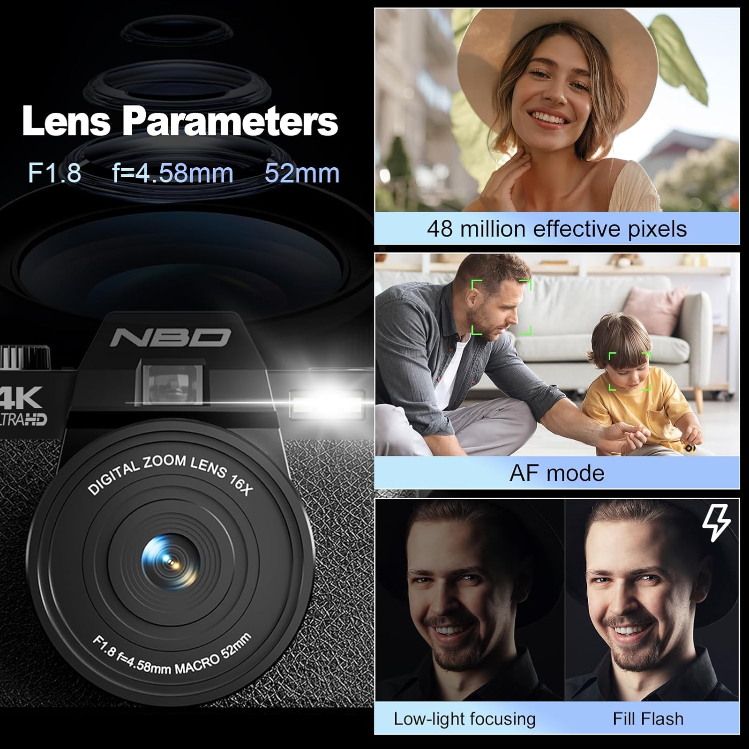Cámaras digitales NBD 4K para  - Photography Nature Images reseña y precio